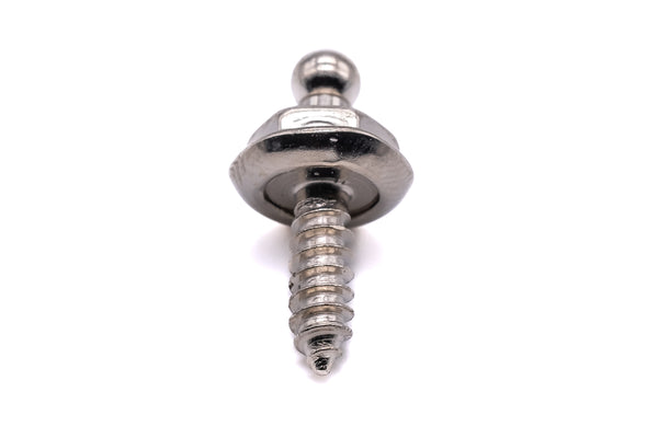 Loxx fastener screw stud 4.2mm x 12mm brass nickel plated