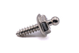 Loxx fastener screw stud 4.2mm x 12mm brass nickel plated